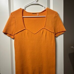Orange Women's Top